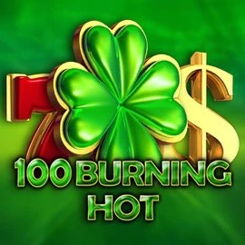 100 Burning Hot slot logo by Amusnet Interactive at Spinsy Casino