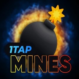 1Tap Mines logo – Casino Games by Turbo Games at Spinsy Casino