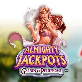 Official Jackpots logo: Almighty Jackpots: Garden of Persephone by Novomatic at Spinsy Casino