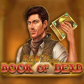 Book of Dead logo – Slots by Play'n GO at Spinsy Casino