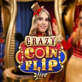 Crazy Coin Flip by Evolution, showcased at casinospinsy.eu – game logo