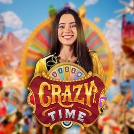 Crazy Time casino game by Evolution – featured logo at Spinsy Casino