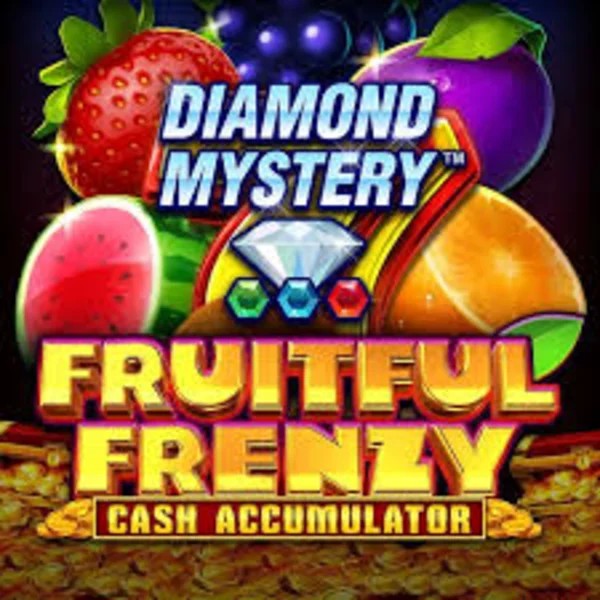 Diamond Mystery Fruitful Frenzy Cash Accumulator slot logo by Greentube at Spinsy Casino
