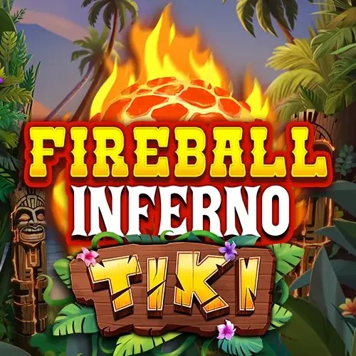 Fireball Inferno Tiki by NetEnt, showcased at casinospinsy.eu – game logo