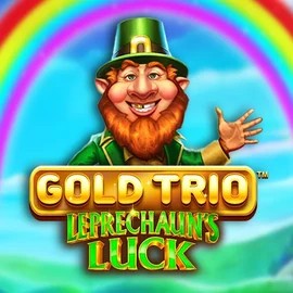 Gold Trio Leprechaun's Luck slot visual from Playtech available on casinospinsy.eu