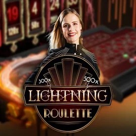 Lightning Roulette casino game by Evolution – featured logo at Spinsy Casino