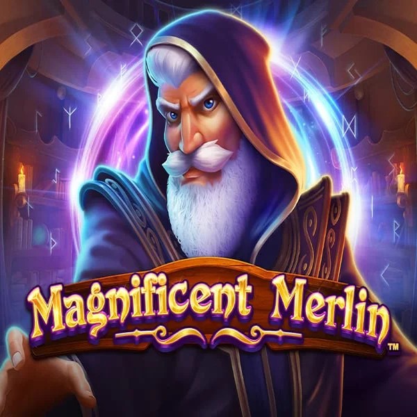 Magnificent Merlin by Greentube, showcased at casinospinsy.eu – game logo
