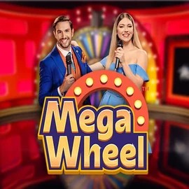 Mega Wheel online game logo by Pragmatic Play on casinospinsy.eu
