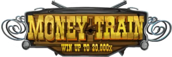 Money Train slot logo by Relax Gaming at Spinsy Casino