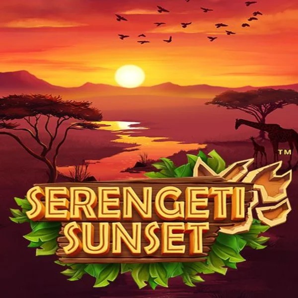 Serengeti Sunset online game logo by Skywind Group on casinospinsy.eu