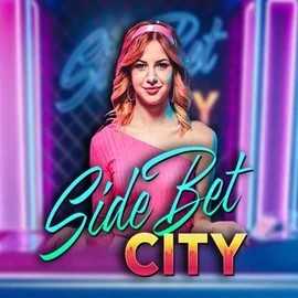 Side Bet City slot logo by Evolution at Spinsy Casino