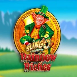 Slingo Rainbow Riches online game logo by Gaming Realms on casinospinsy.eu