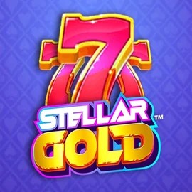 Stellar Gold slot logo by Snowborn Games at Spinsy Casino