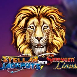 Stellar Jackpots with Serengeti Lions logo – Jackpots by Lightning Box Game at Spinsy Casino