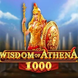 Wisdom of Athena 1000 online game logo by Pragmatic Play on casinospinsy.eu